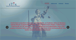 Desktop Screenshot of etikhukuk.com